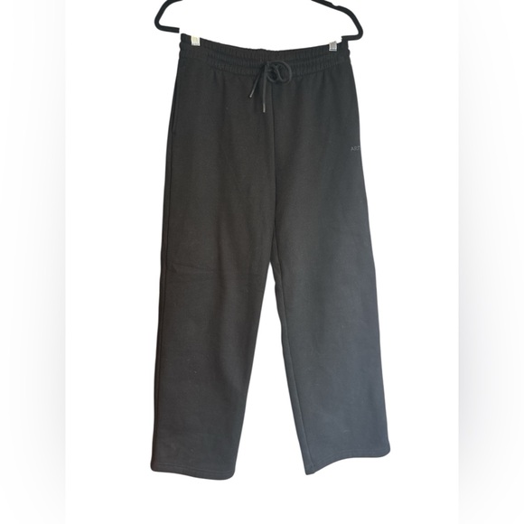 Aritzia Cozy Sweatfleece Black Mega Zip Hoodie Boyfriend Wide Leg Set Small - Picture 7 of 15